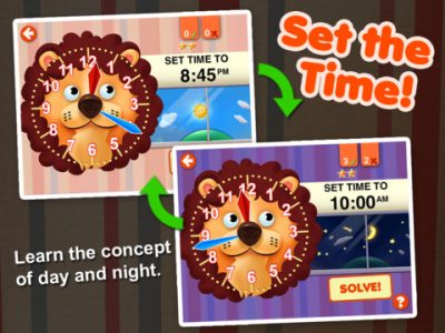 Interactive Telling Time Lite – Learning to tell time is fun - Screenshot